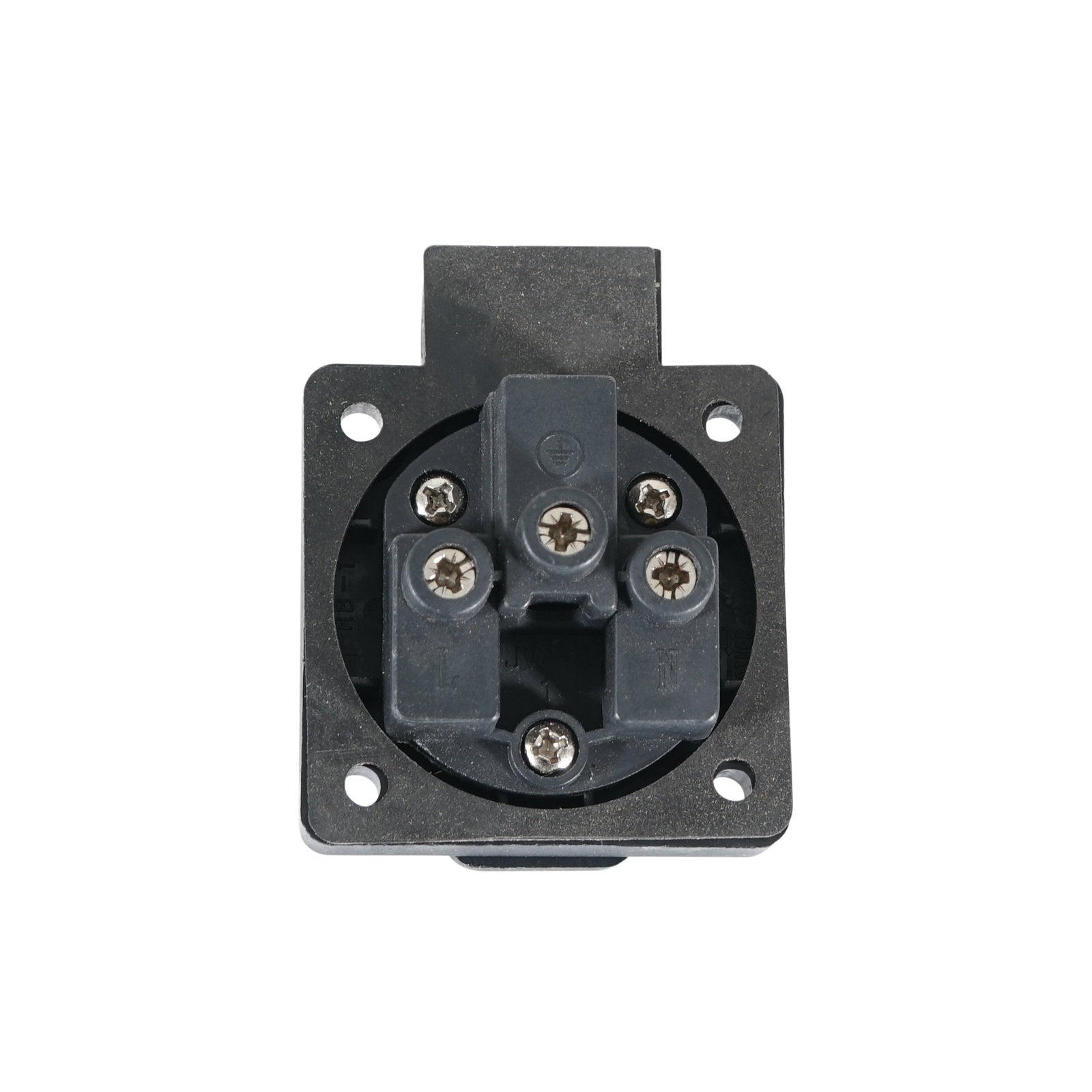 PCE 13A Panel Mount Socket - 1020-5s - Back Panel and Connections