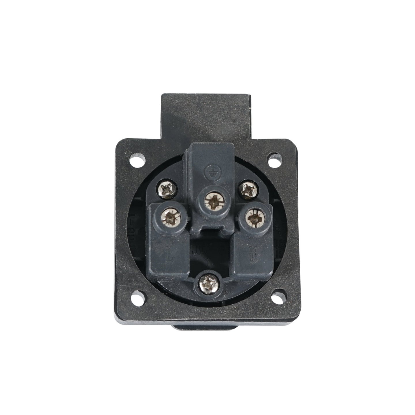 PCE 13A Panel Mount Socket - 1020-5s - Back Panel and Connections