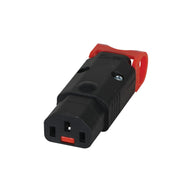 IEC LOCK IEC C13 Rewireable Socket PA130100BK - Main View