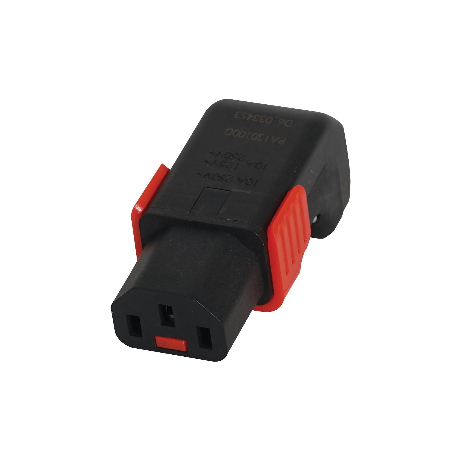 IEC LOCK IEC C13 Rewireable Socket (Up/Down) - Alternate View 1
