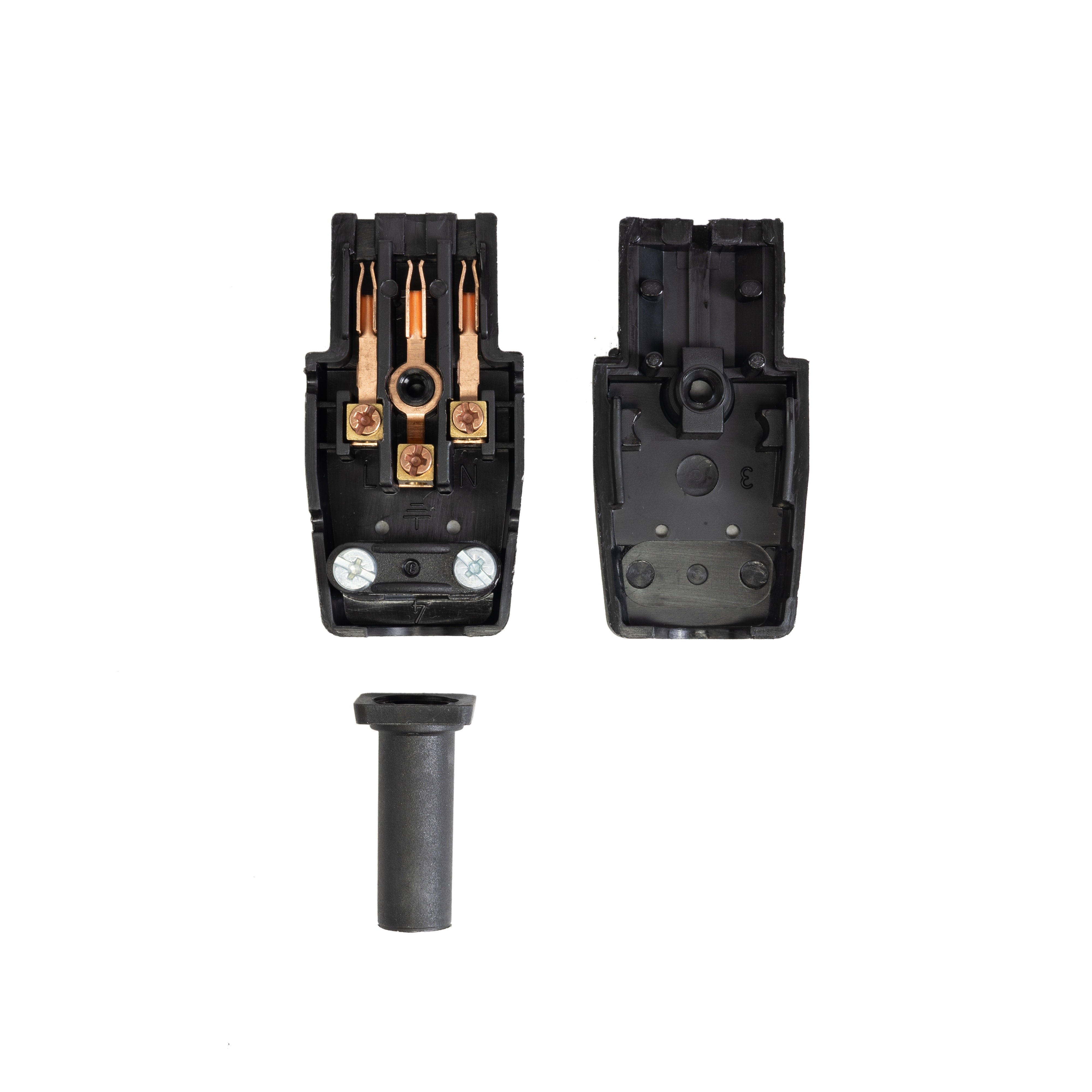 Kaiser IEC C13 Rewireable Socket 794/SW - Main View