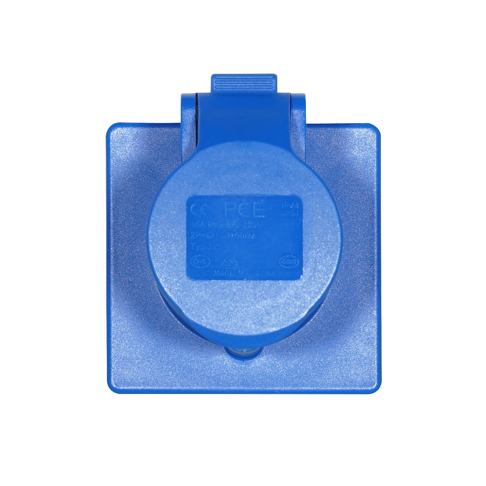 PCE 16A 230V 2P+E Panel Socket for IMST/ISCHL (313-6F7BVX) - Alternate View 1