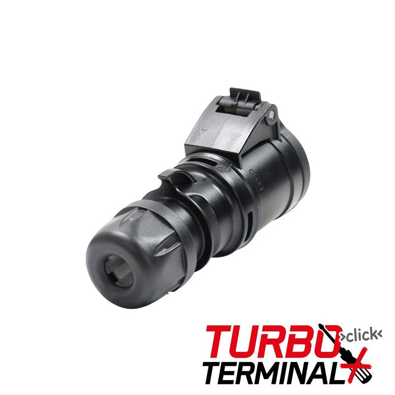 PCE 16A 230V 2P+E Black Socket (213-6TTx) - Alternate View 1