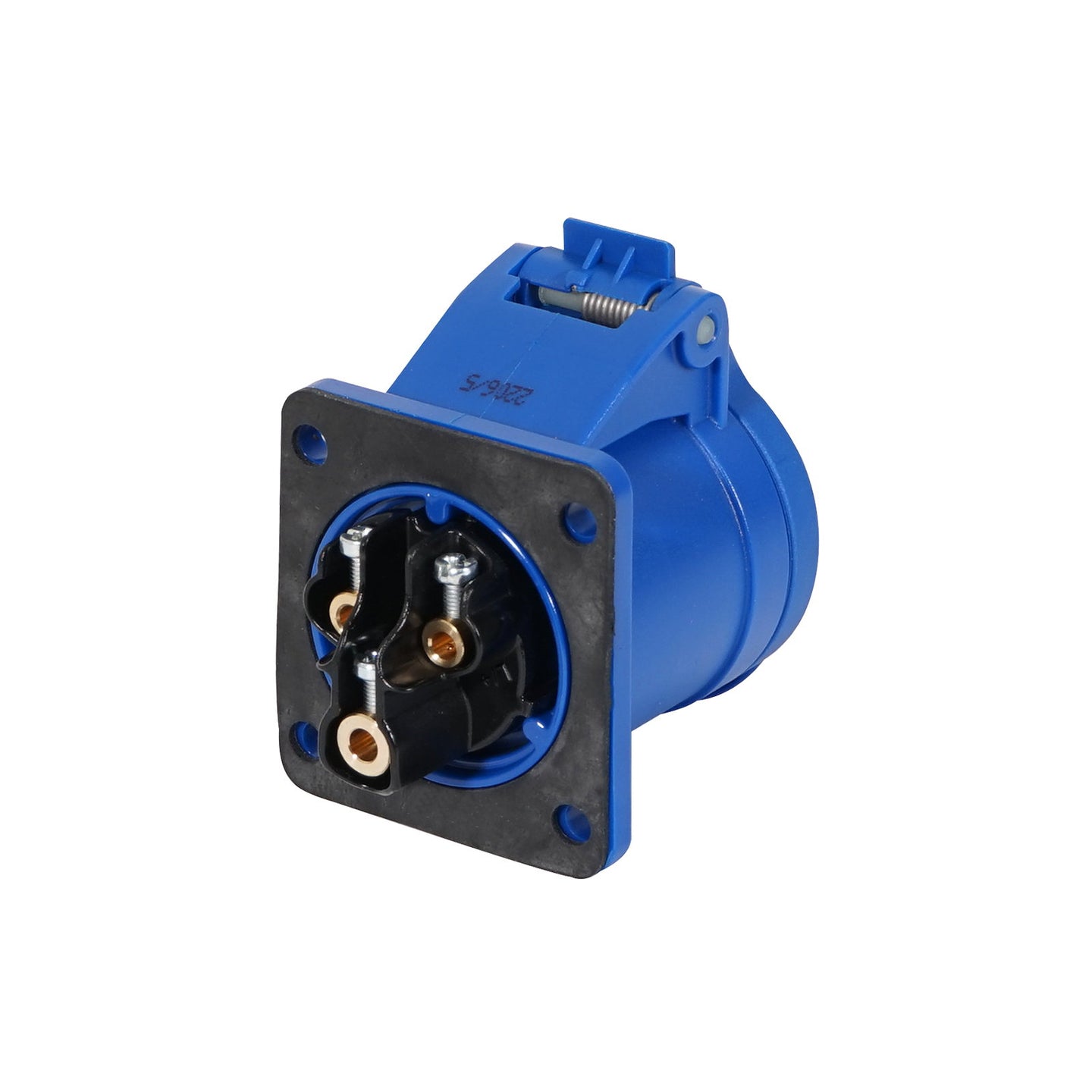 PCE 16A 230V 2P+E Panel Socket (313-6f9) - Alternate View 1