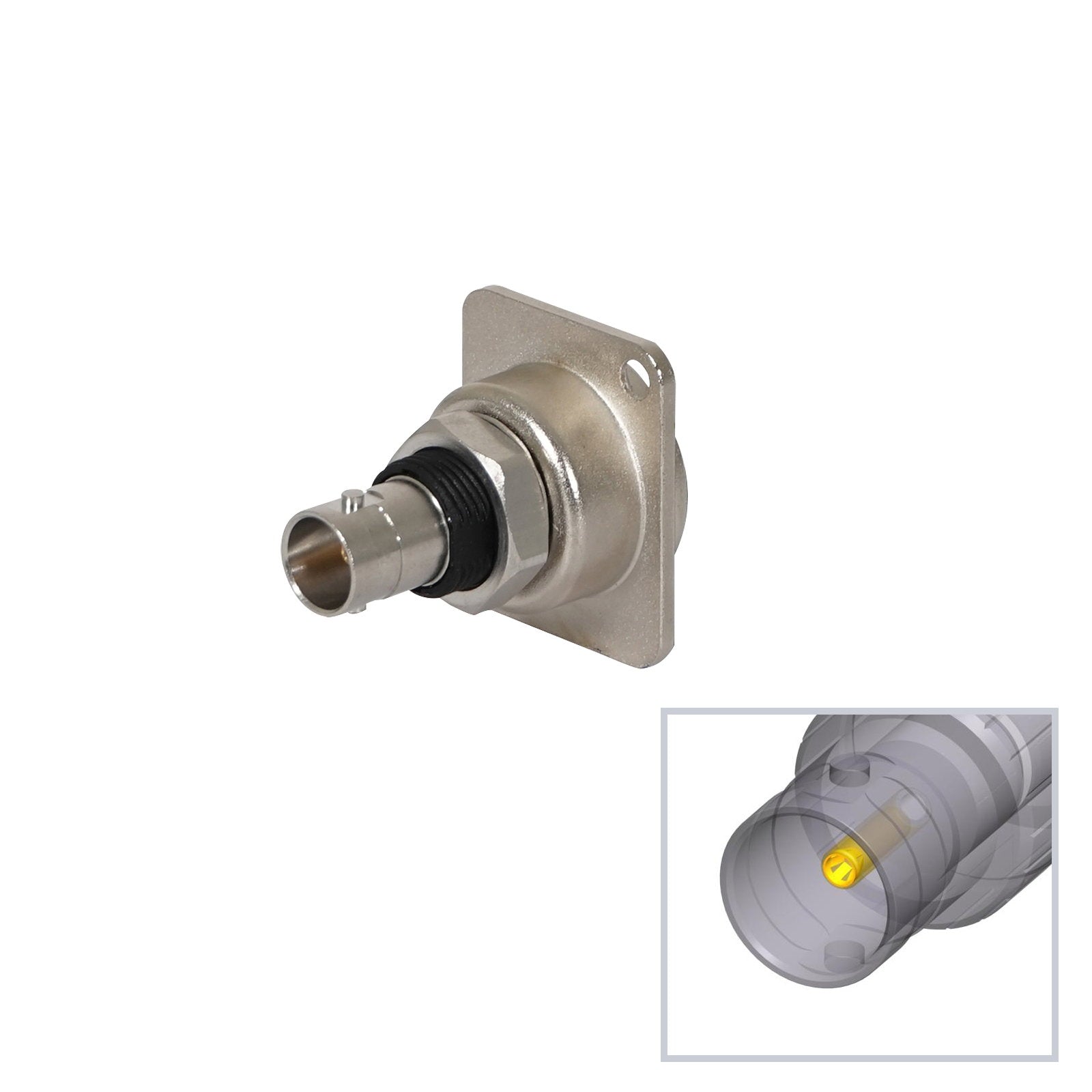 Neutrik Isolated BNC Panel Connector (NBB75DFI) - Main View