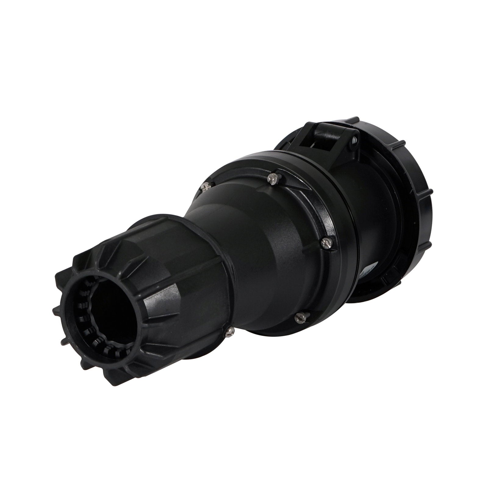 PCE 125A 230V 2P+E Socket Black (2435-6xs) - Main View