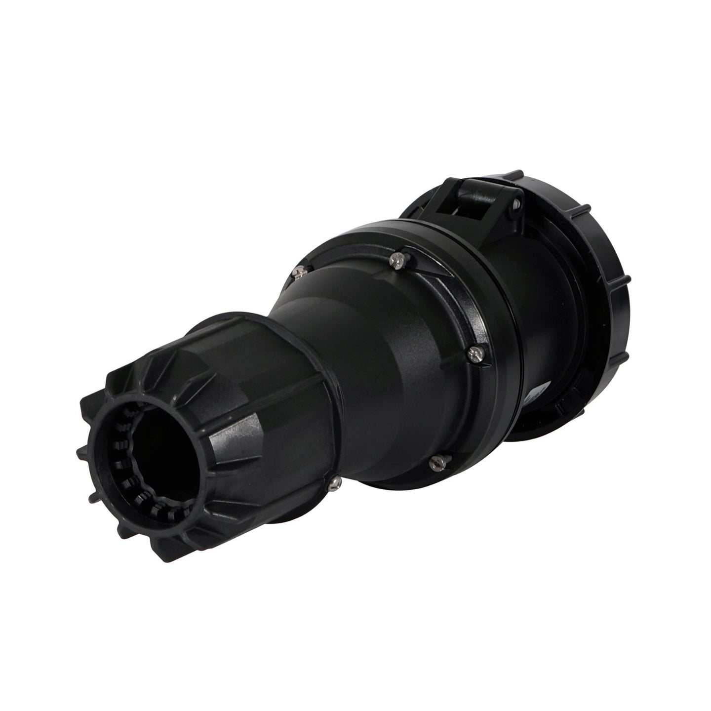 PCE 125A 230V 2P+E Socket Black (2435-6xs) - Main View