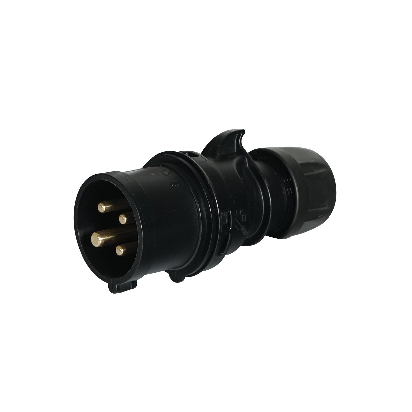 PCE 16A 110V 3P+E Plug Black (014-4x) - Main View