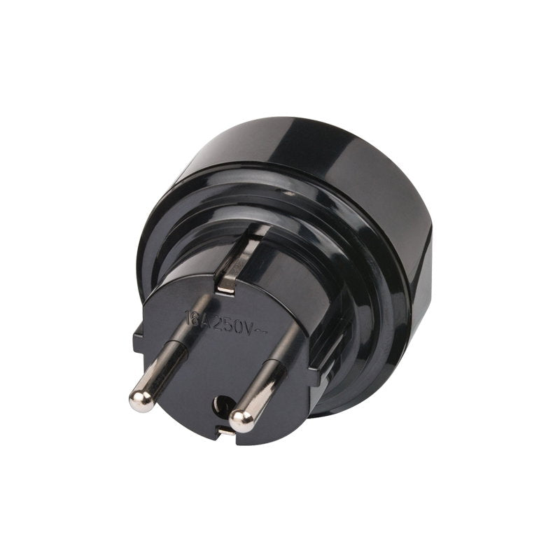 LEDJ Black Euro Plug Adaptor - Alternate View 1