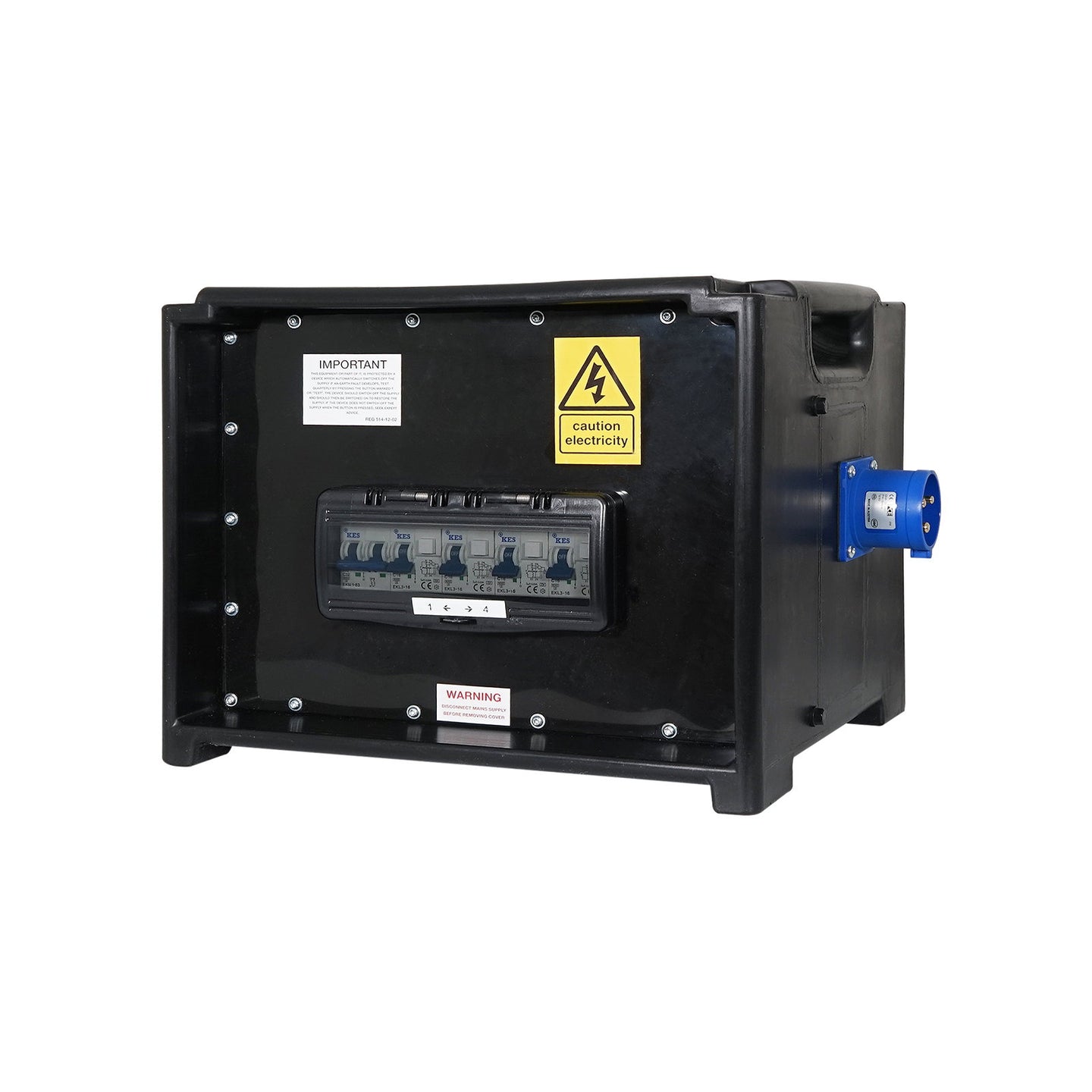 Elumen8 MERZ Distribution Box 32A to 16A RCBO - Main View