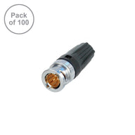 Neutrik BNC Connector rearTWIST Pack of 100 (NBNC75BTU11-D) - Main View