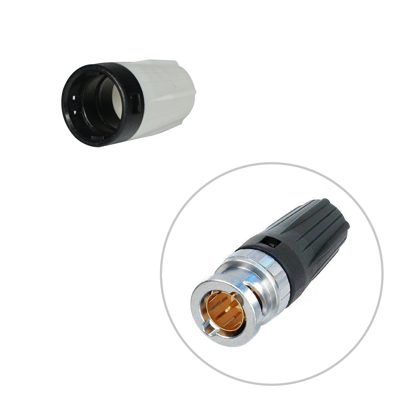 Neutrik White rearTWIST Coloured BNC Boot (BST-BNC-9) - Main View