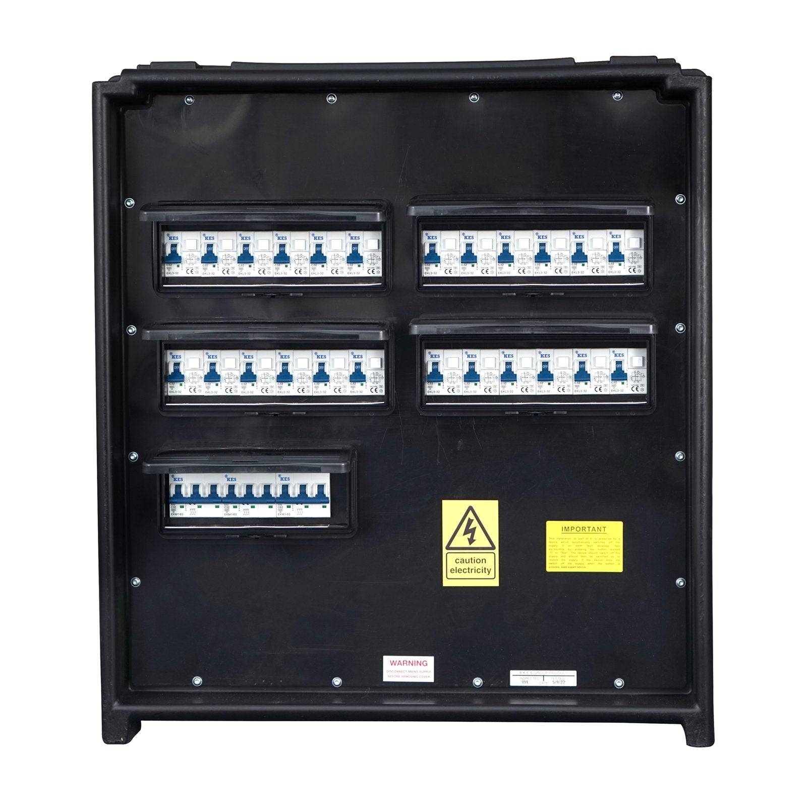 Elumen8 MERZ Distribution Box 125A 3PH to 63A/32A/16A - Main View