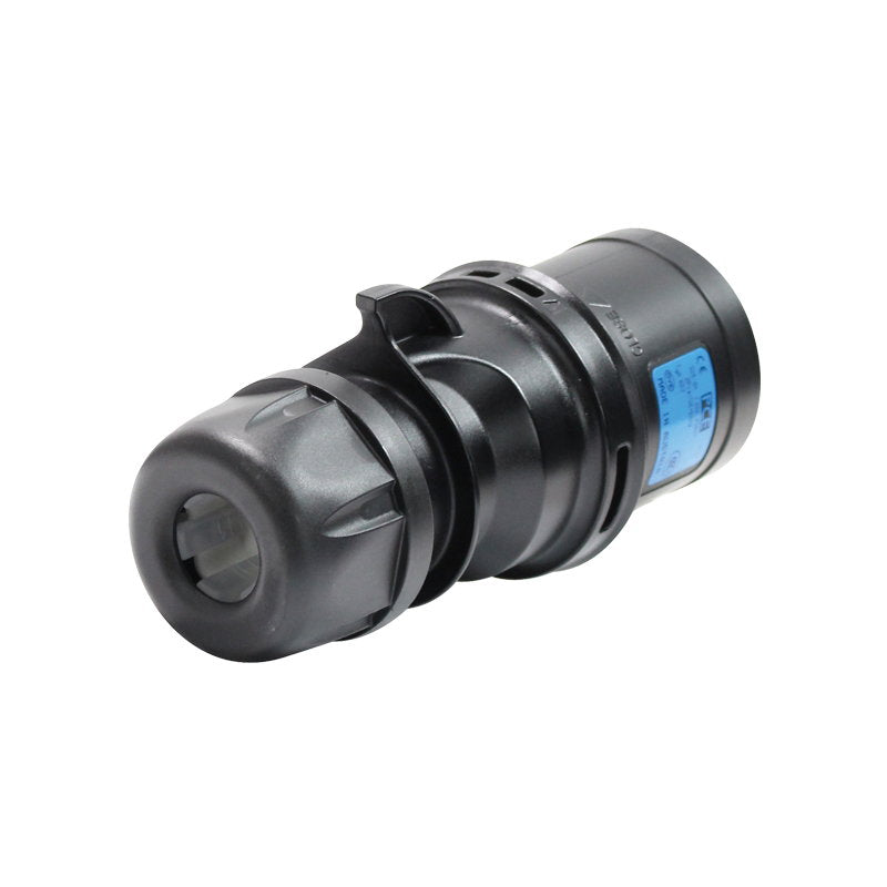 PCE 32A 230V 2P+E Black Plug (023-6X) - Main View
