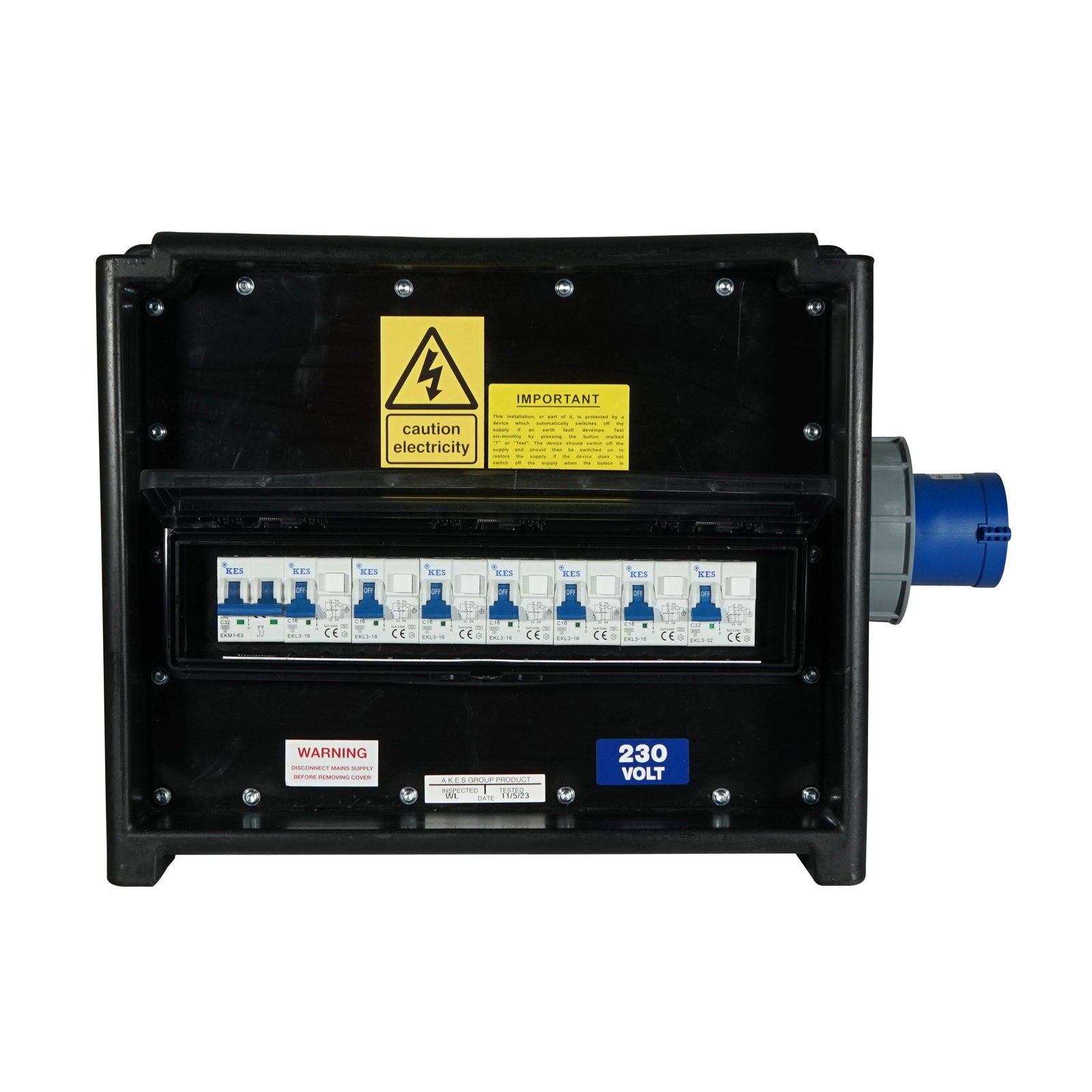 Elumen8 MERZ Distribution Box 63A to 32A/16A RCBO - Alternate View 4