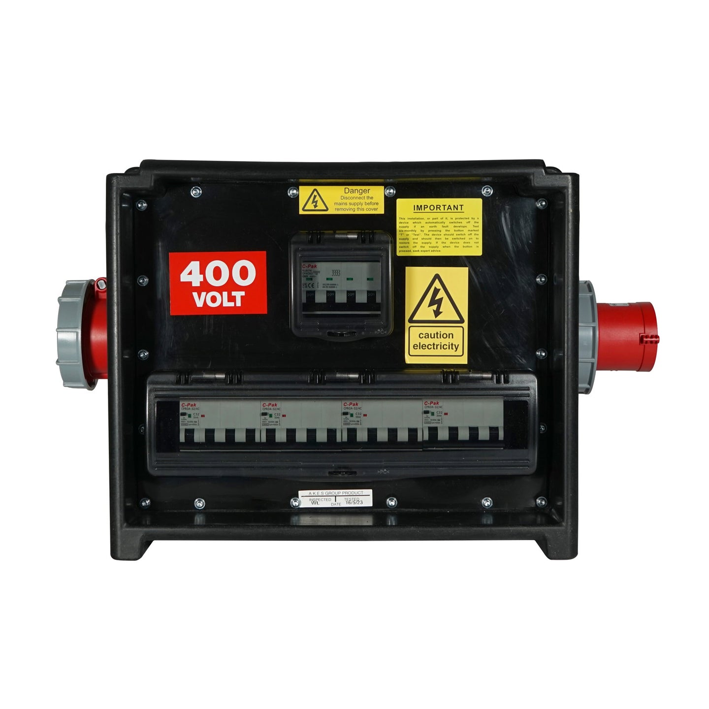 Elumen8 MERZ Distribution Box 63A 3PH to 32A RCBO - Main View