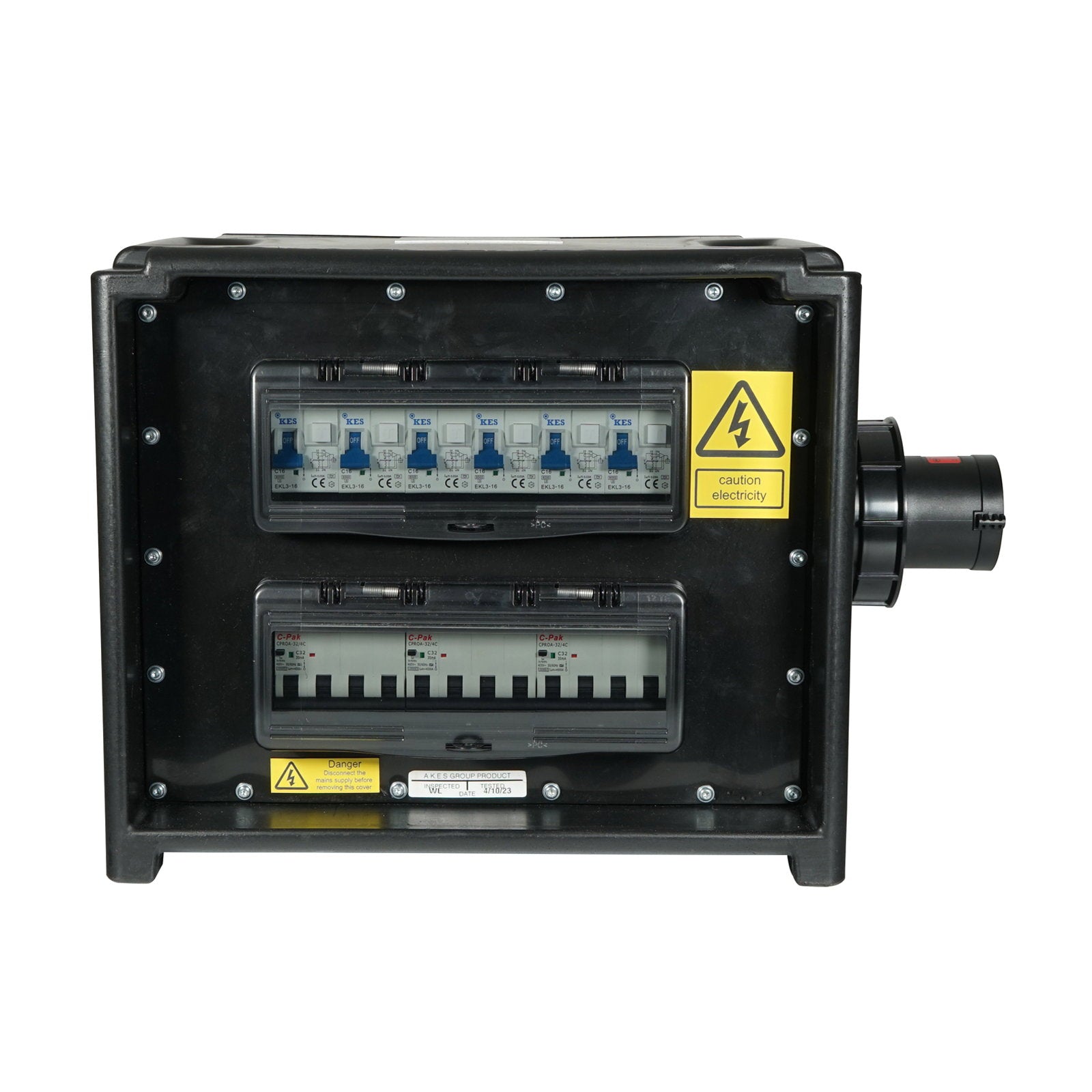 Elumen8 MERZ Distribution Box 63A 3PH to 32A/16A RCBO (Midnight Black) - Alternate View 5