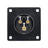 PCE 16A 230V 2P+E Black Appliance Inlet (613-6X) - Main View