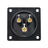 PCE 32A 230V 2P+E Black Appliance Inlet (623-6X) - Back Panel and Connections