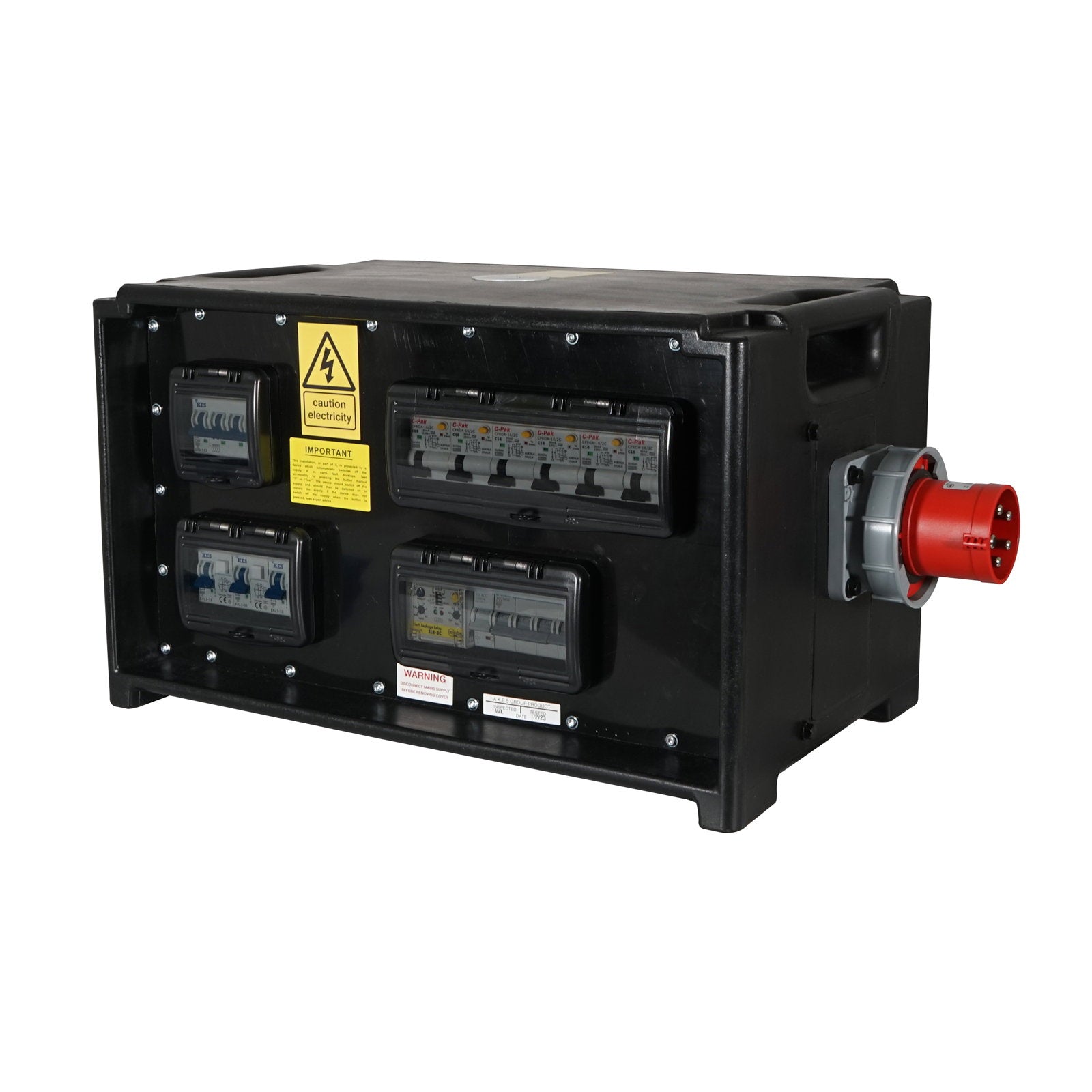 Elumen8 MERZ Distribution Box 63A 3PH In/Thru to 32A/16A - Alternate View 1