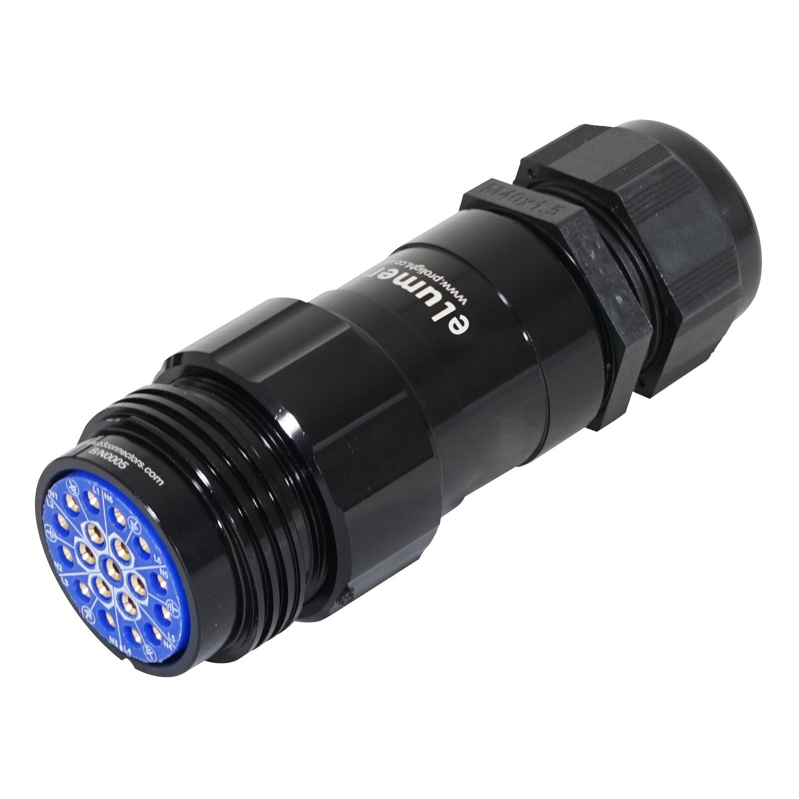 Elumen8 Socapex 19-Pin Line Female Socket 16-28mm - Main View