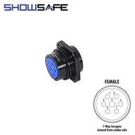 Elumen8 Socapex 7-Pin Panel Female Socket - Alternate View 1