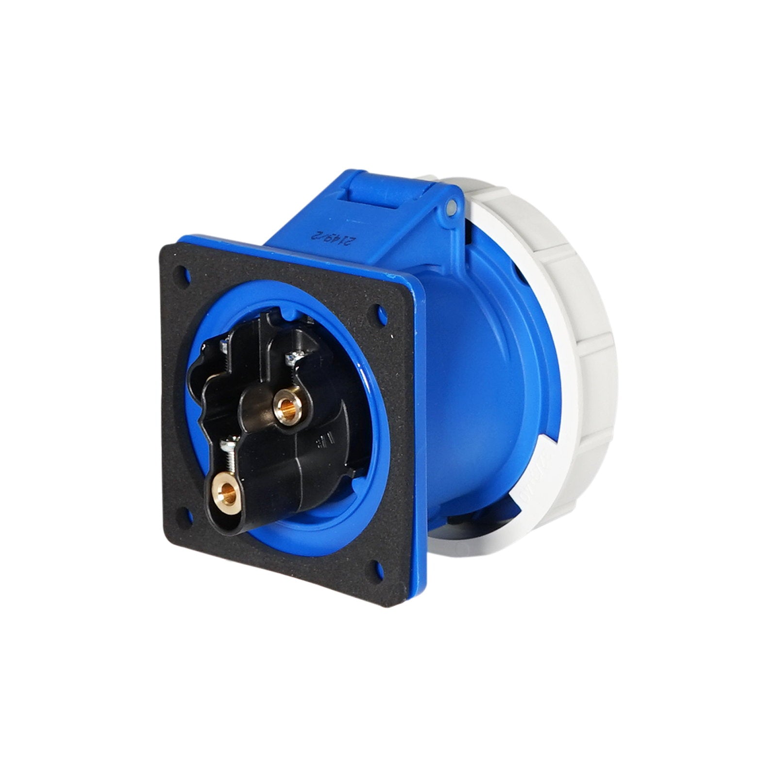 PCE 32A 230V IP67 2P+E Panel Socket (3232-6) - Alternate View 1