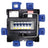 PCE IMST Distribution Box 32A 240V In 6 x 16A Out (9030331) - Alternate View 3