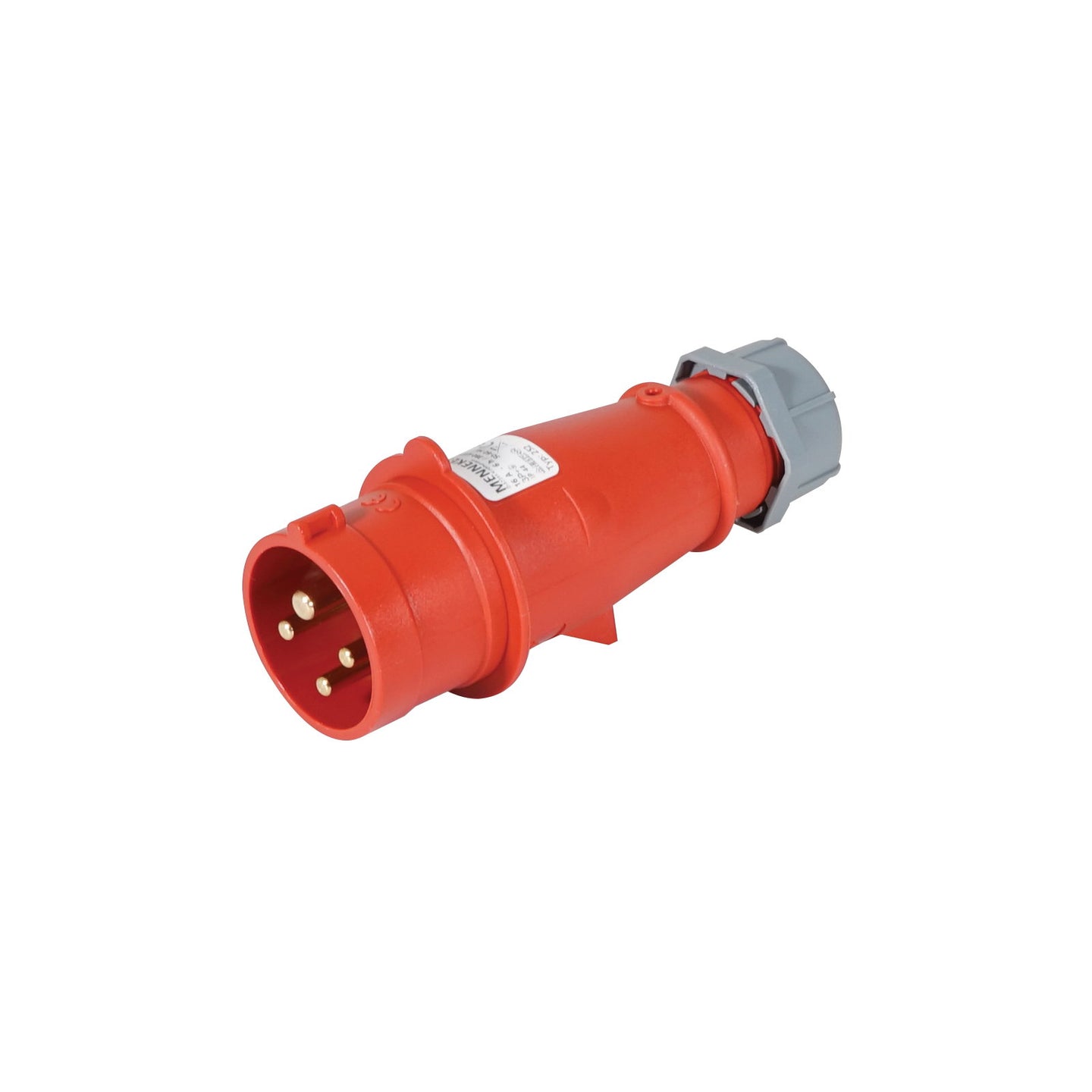 Mennekes 16A 415V 3P+E IP44 AM-TOP Plug (252) - Alternate View 1