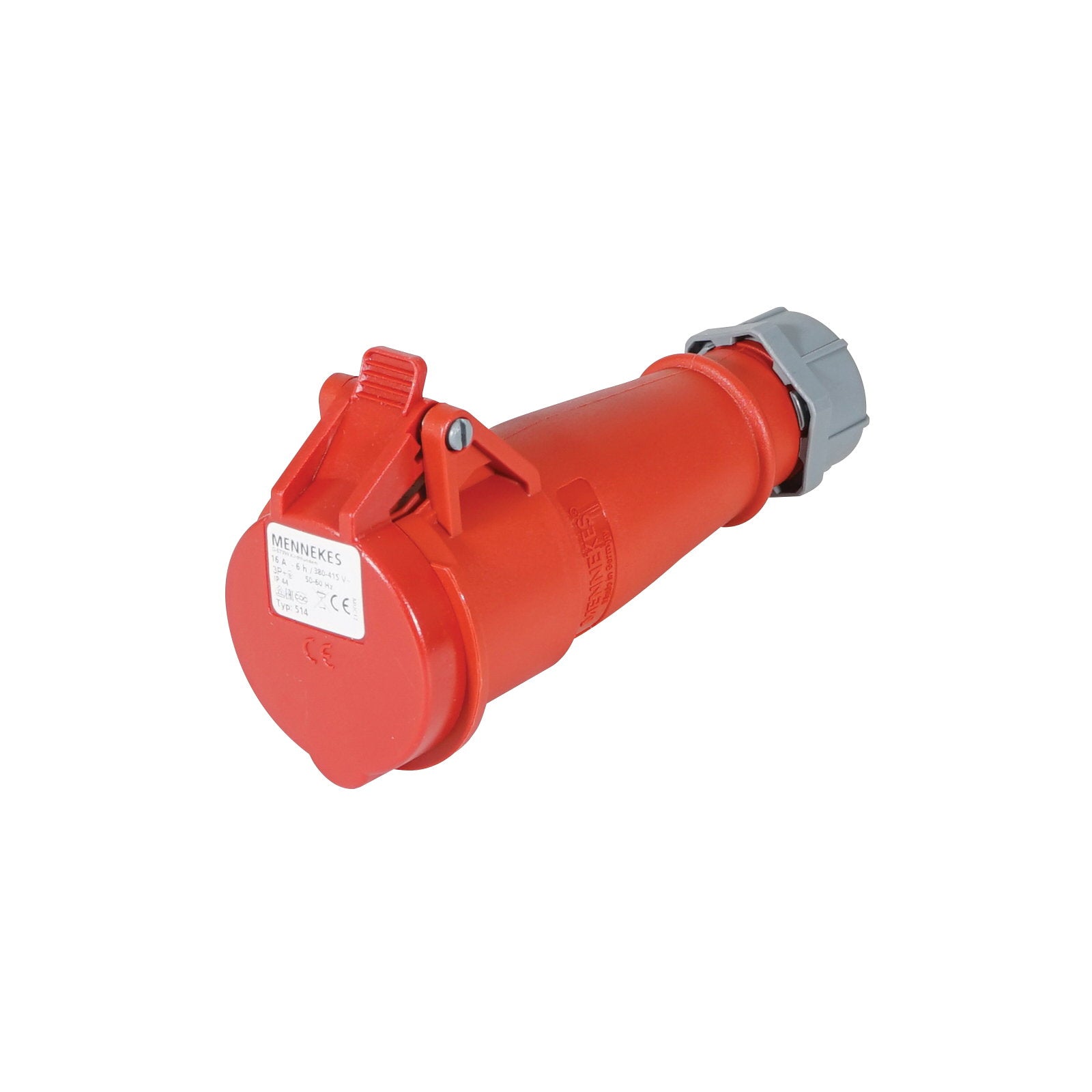 Mennekes 16A 415V 3P+E IP44 AM-TOP Socket (514) - Main View