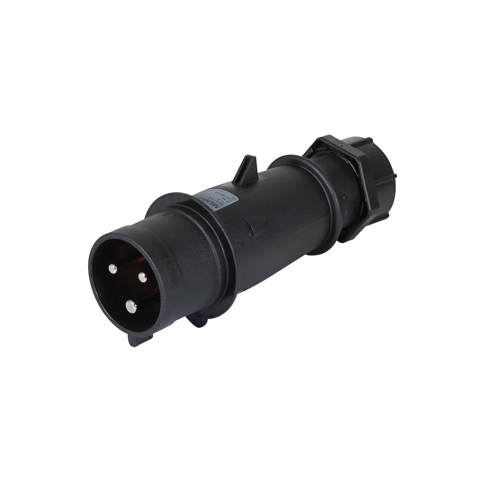 Mennekes 32A 230V 2P+E IP44 AM-TOP Plug Black (260ZD) - Main View