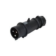 Mennekes 32A 230V 2P+E IP44 AM-TOP Plug Black (260ZD) - Main View
