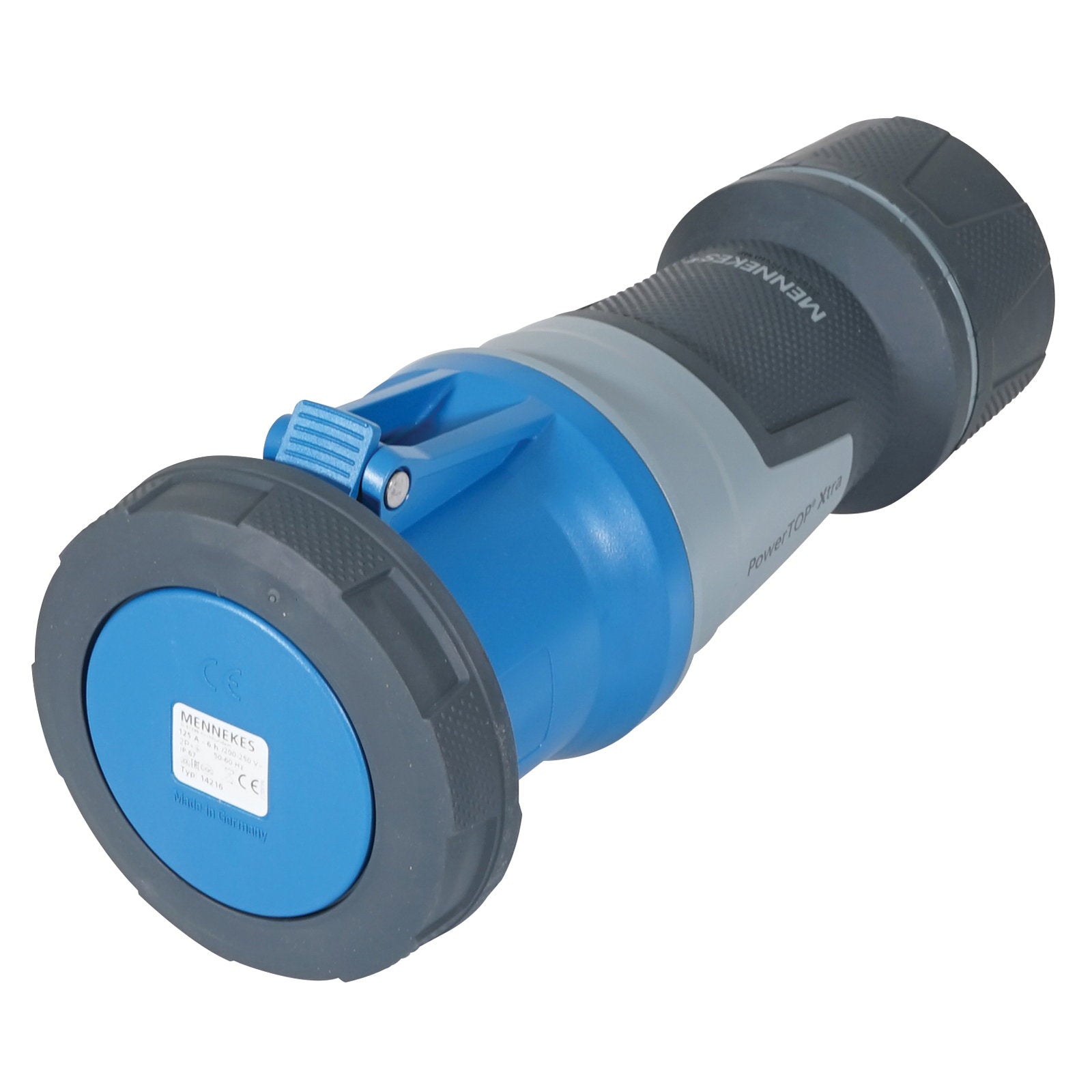 Mennekes 125A 230V 2P+E IP67 PowerTOP Xtra Socket (14216) - Alternate View 1