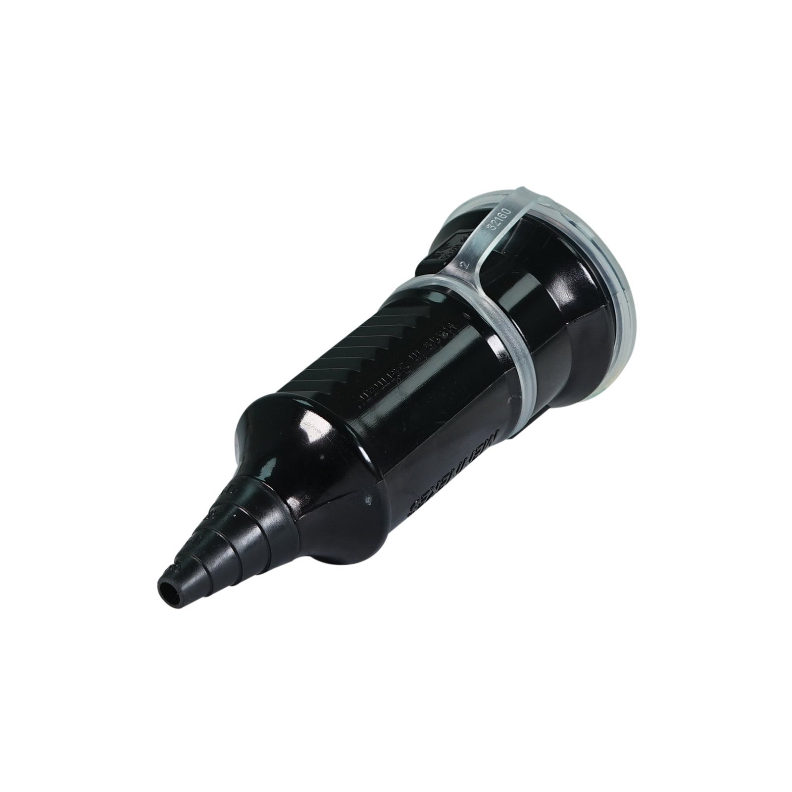 Mennekes 16A 230V 2P+E IP44 Black Schuko Socket (10755) - Back Panel and Connections