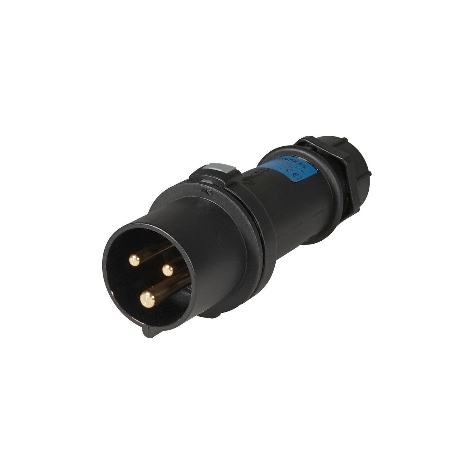 Mennekes 16A 230V 2P+E IP44 ProTOP Plug Black (150ZA) - Main View