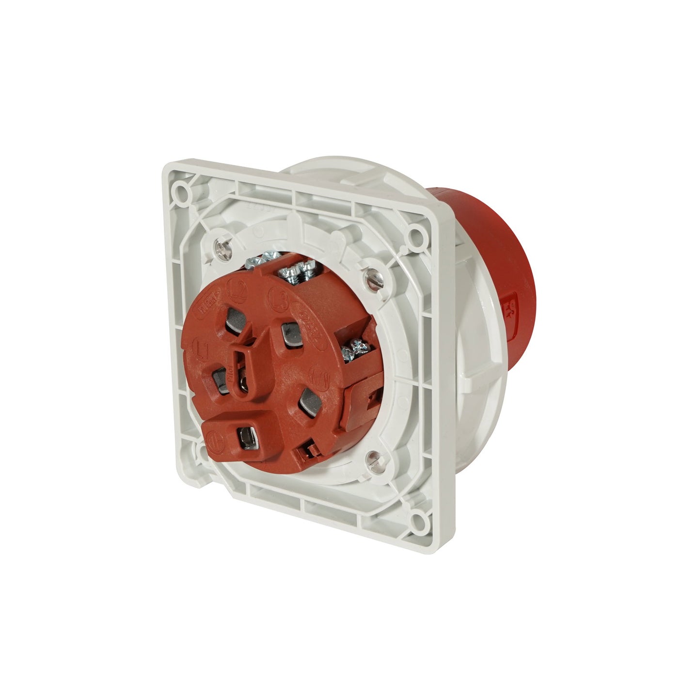 Mennekes 63A 415V 3P+N+E Panel Mount Inlet (3658) - Main View