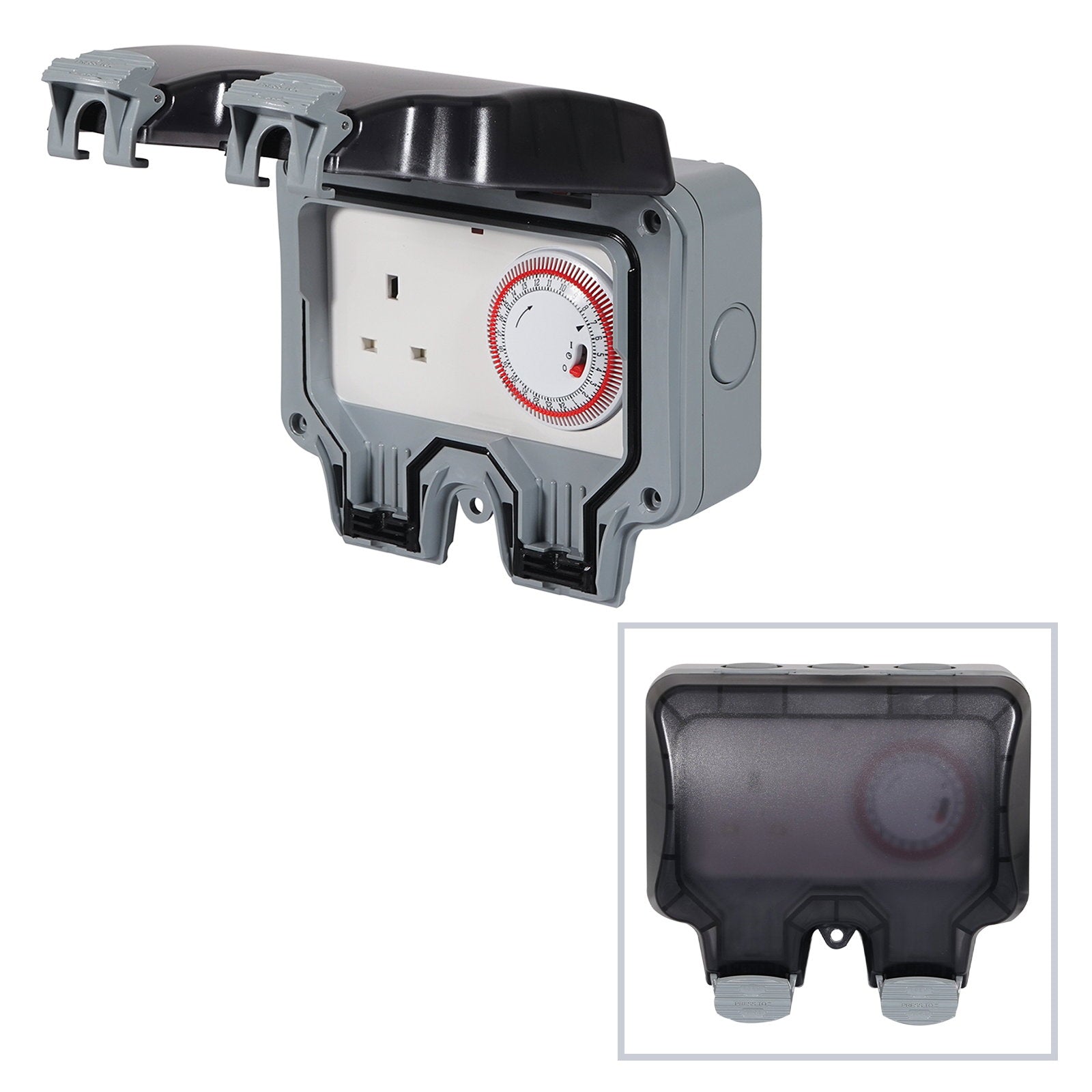 Masterplug IP66 13A Timer Socket (WP23TM24) - Alternate View 1