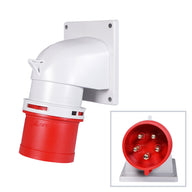 PCE 32A 415V 3P+N+E Angled Appliance Inlet (77725-6) - Alternate View 4