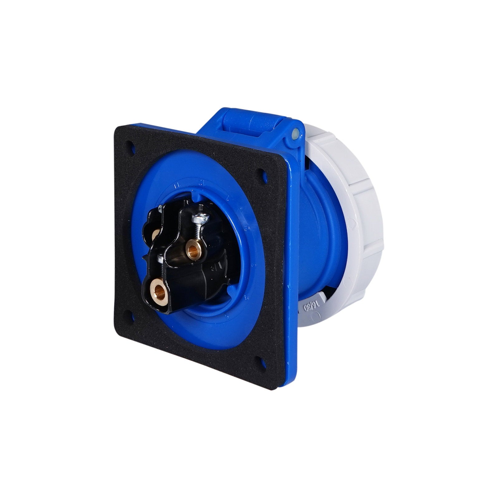 PCE 16A 230V 2P+E IP67 Panel Mount Socket (3132-6) - Main View