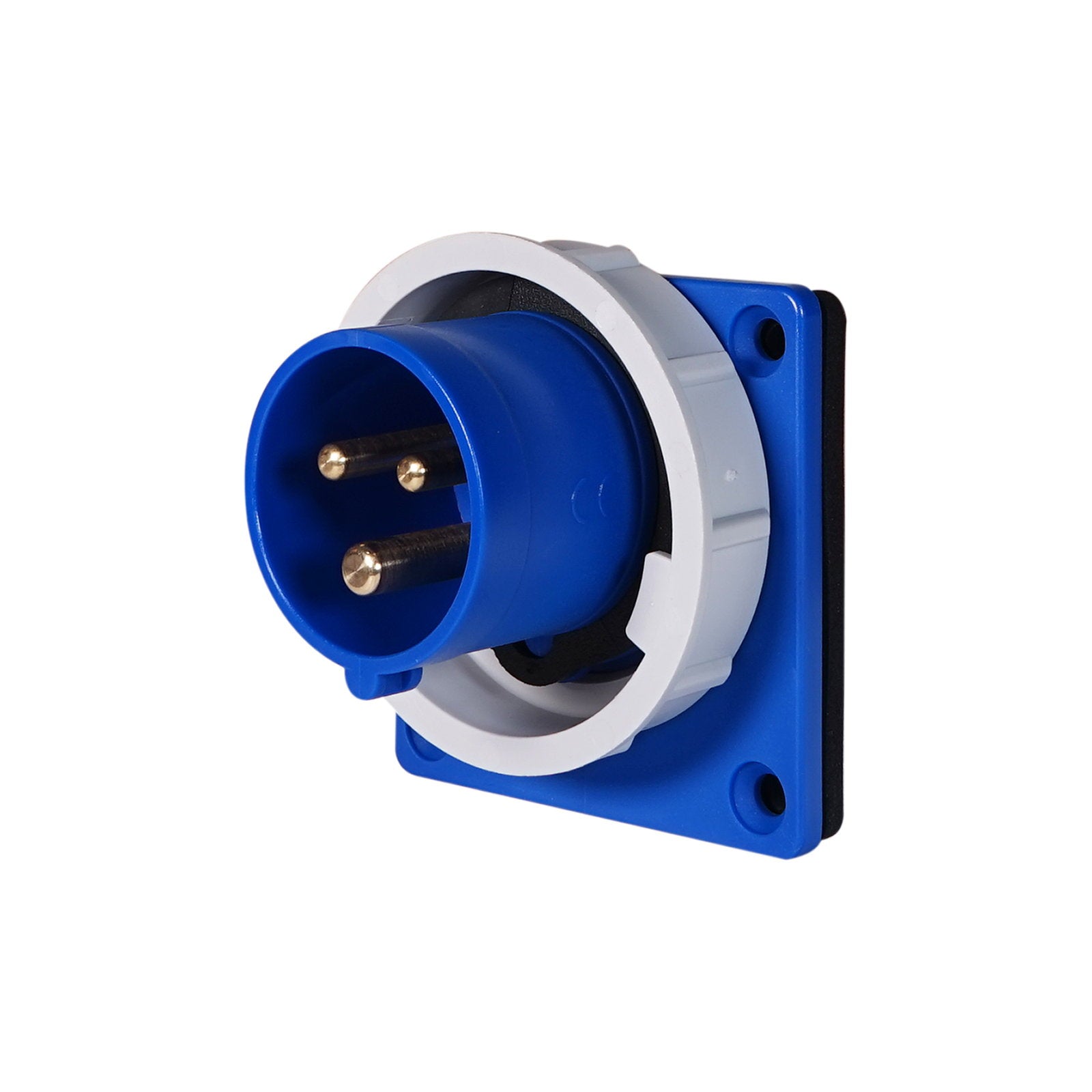 PCE 16A 230V 2P+E IP67 Panel Inlet (6132-6) - Alternate View 1