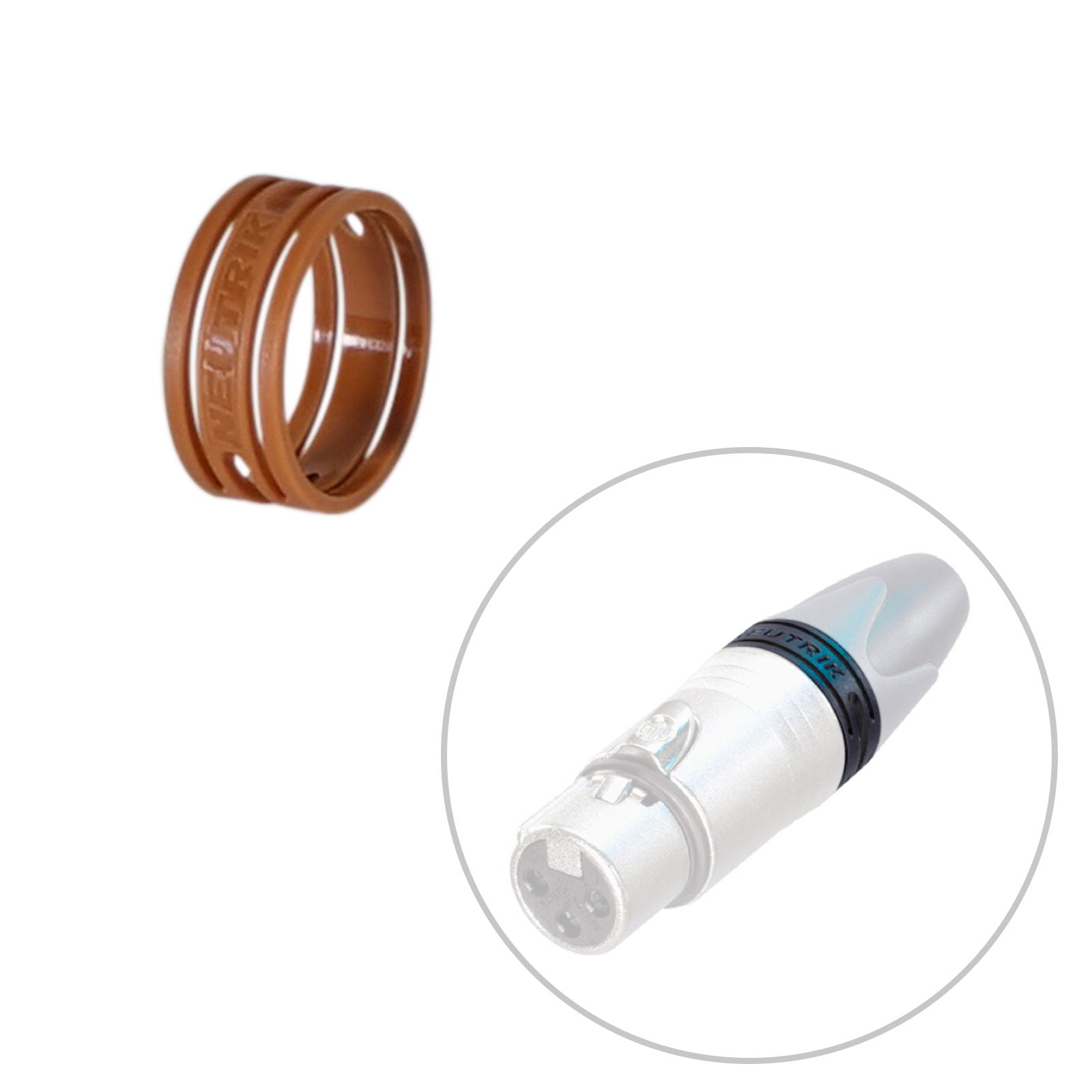 Neutrik XX Series Colour Coding Ring Brown (XXR-1) - Main View