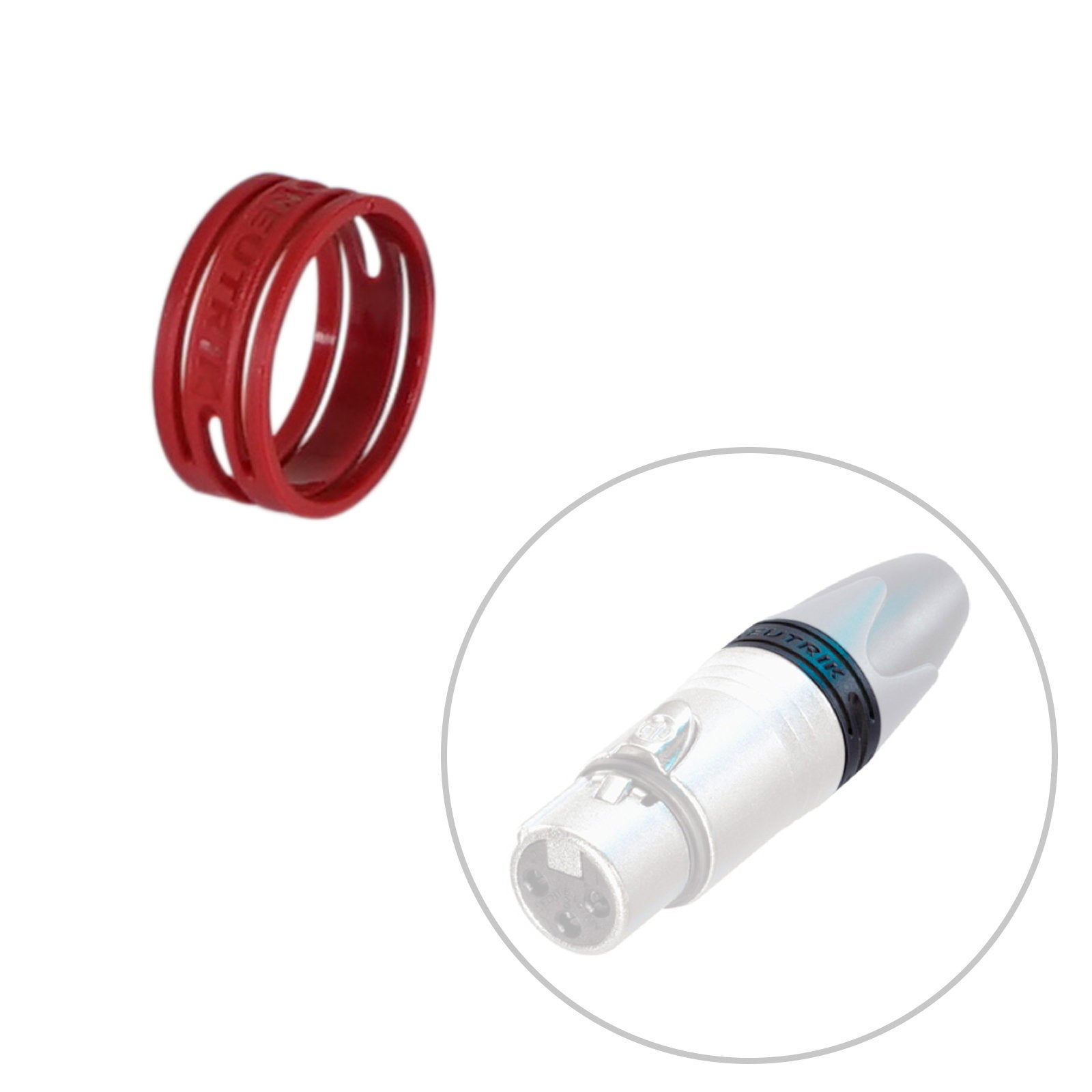 Neutrik XX Series Colour Coding Ring Red (XXR-2) - Alternate View 1
