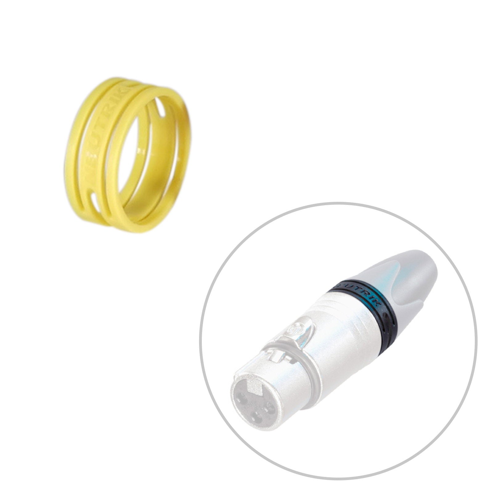 Neutrik XX Series Colour Coding Ring Yellow (XXR-4) - Alternate View 1