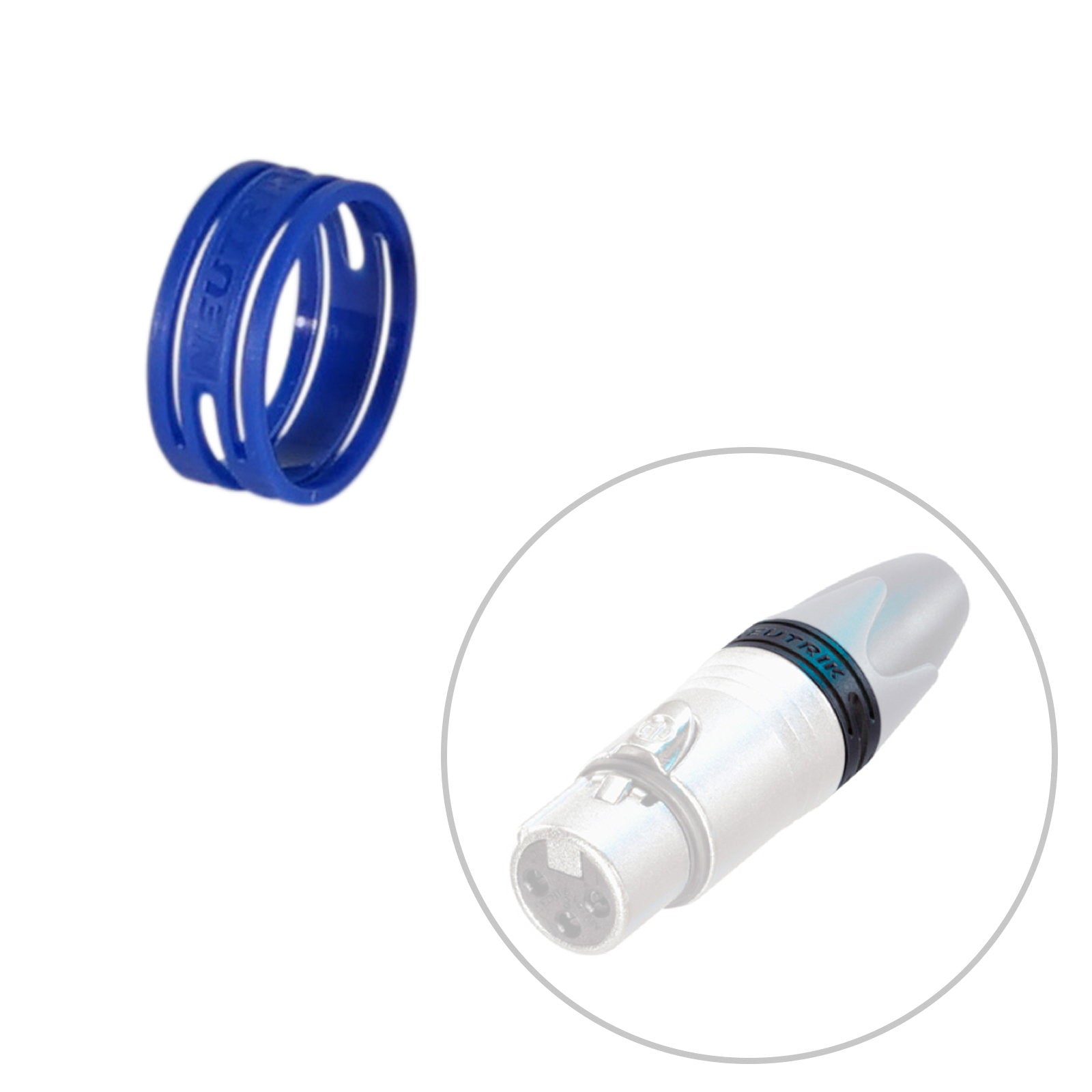 Neutrik XX Series Colour Coding Ring Blue (XXR-6) - Alternate View 1
