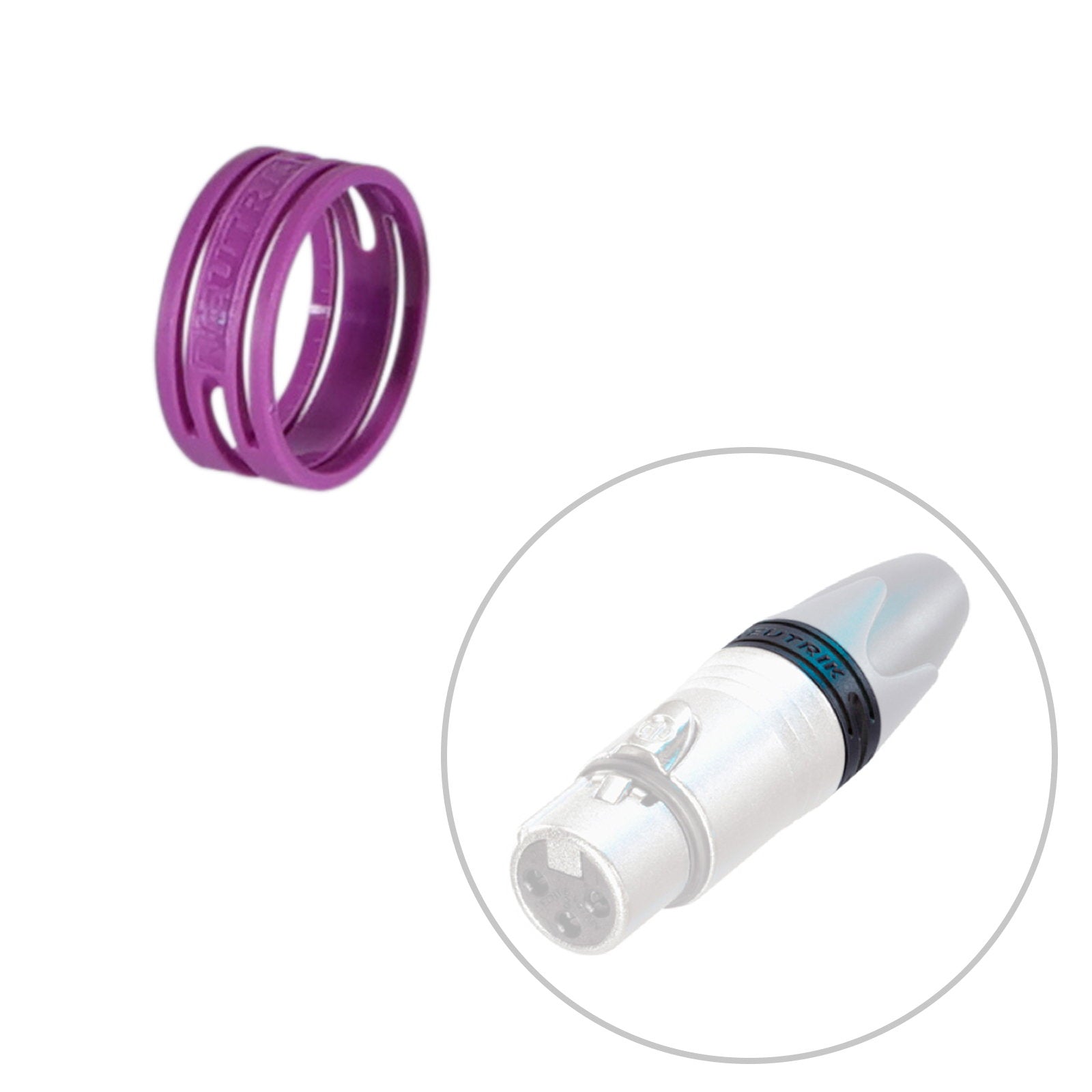 Neutrik XX Series Colour Coding Ring Violet (XXR-7) - Main View