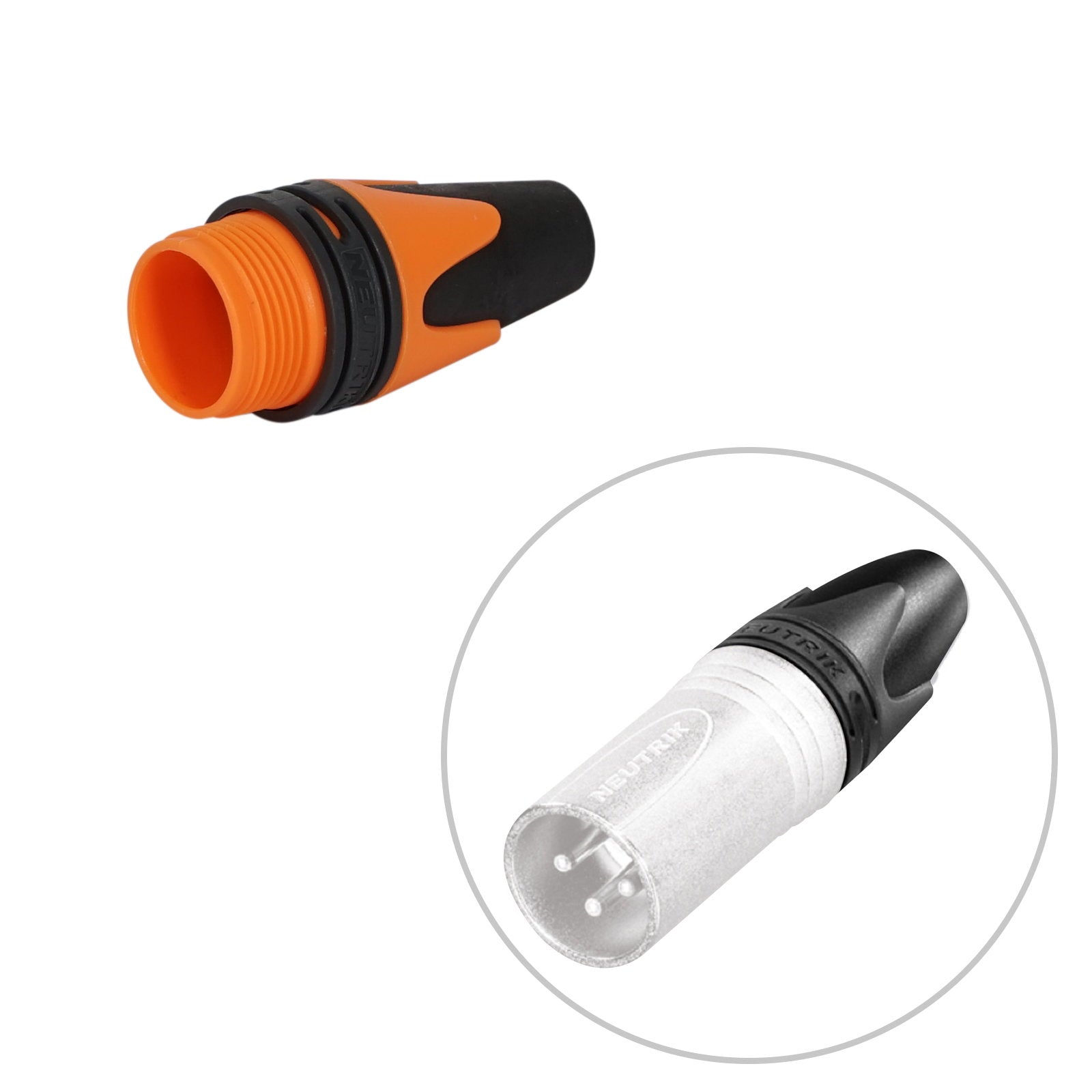 Neutrik XX Series Colour Coding Bush Orange (BXX-3) - Back Panel and Connections