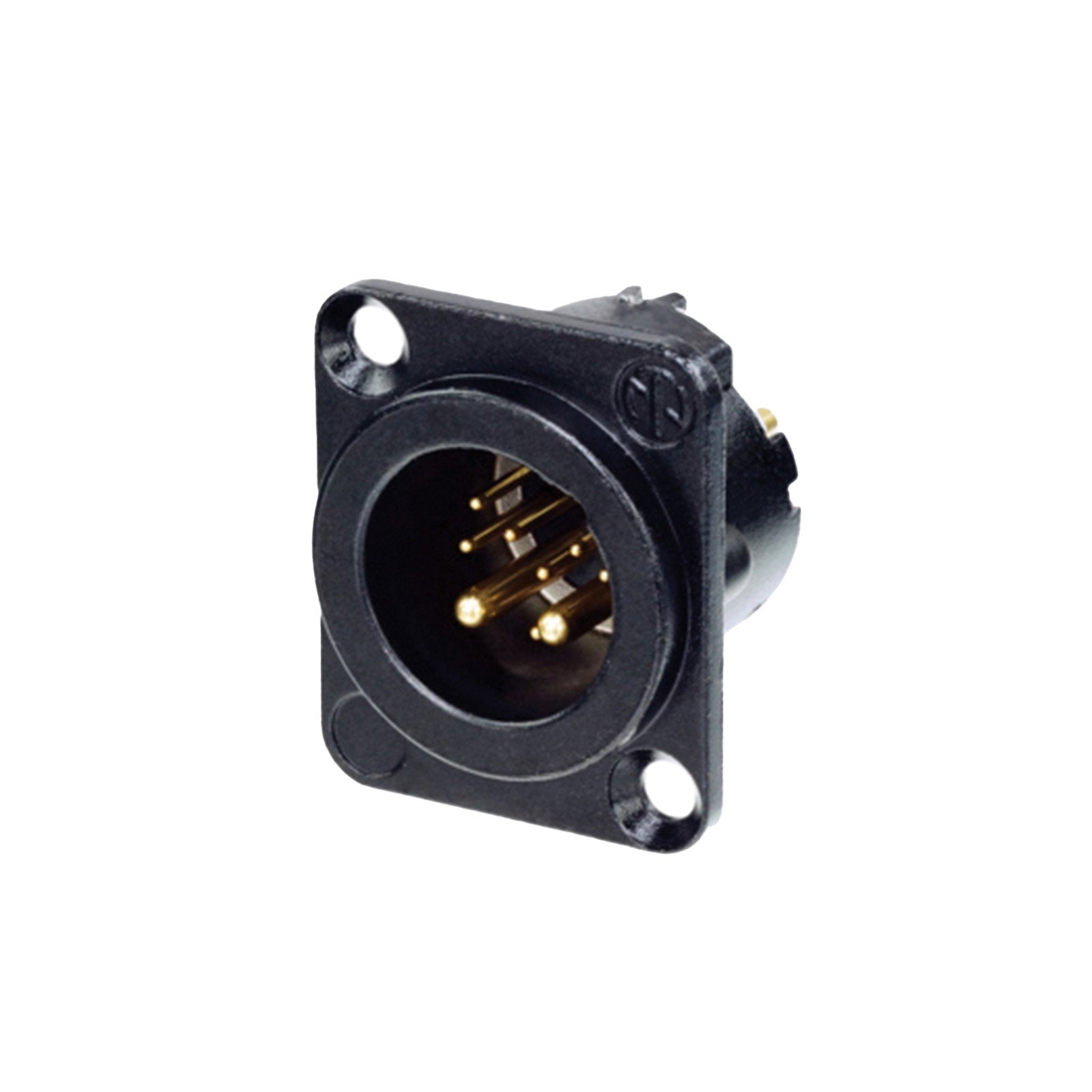 Neutrik 8+2 Pole Male XLR Chassis Plug NC10MD-LX-B - Main View