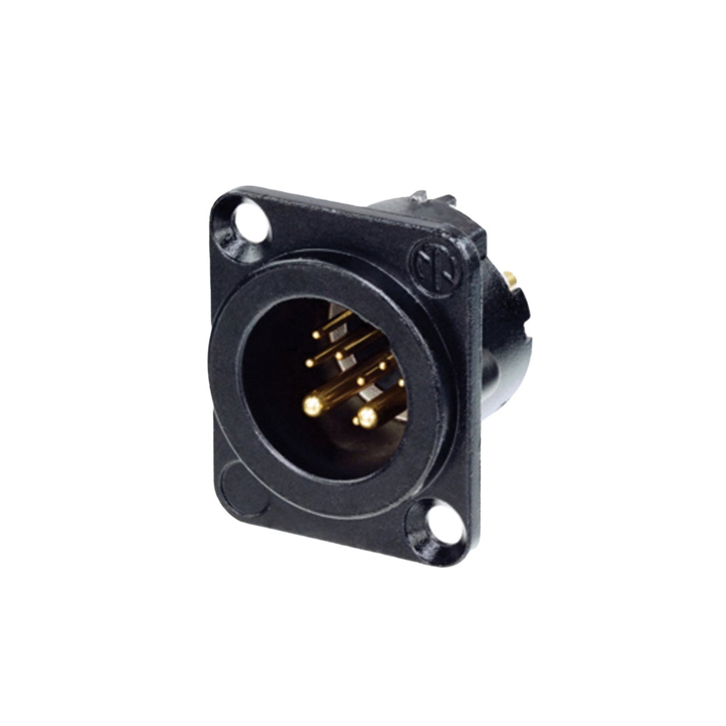 Neutrik 8+2 Pole Male XLR Chassis Plug NC10MD-LX-B - Main View