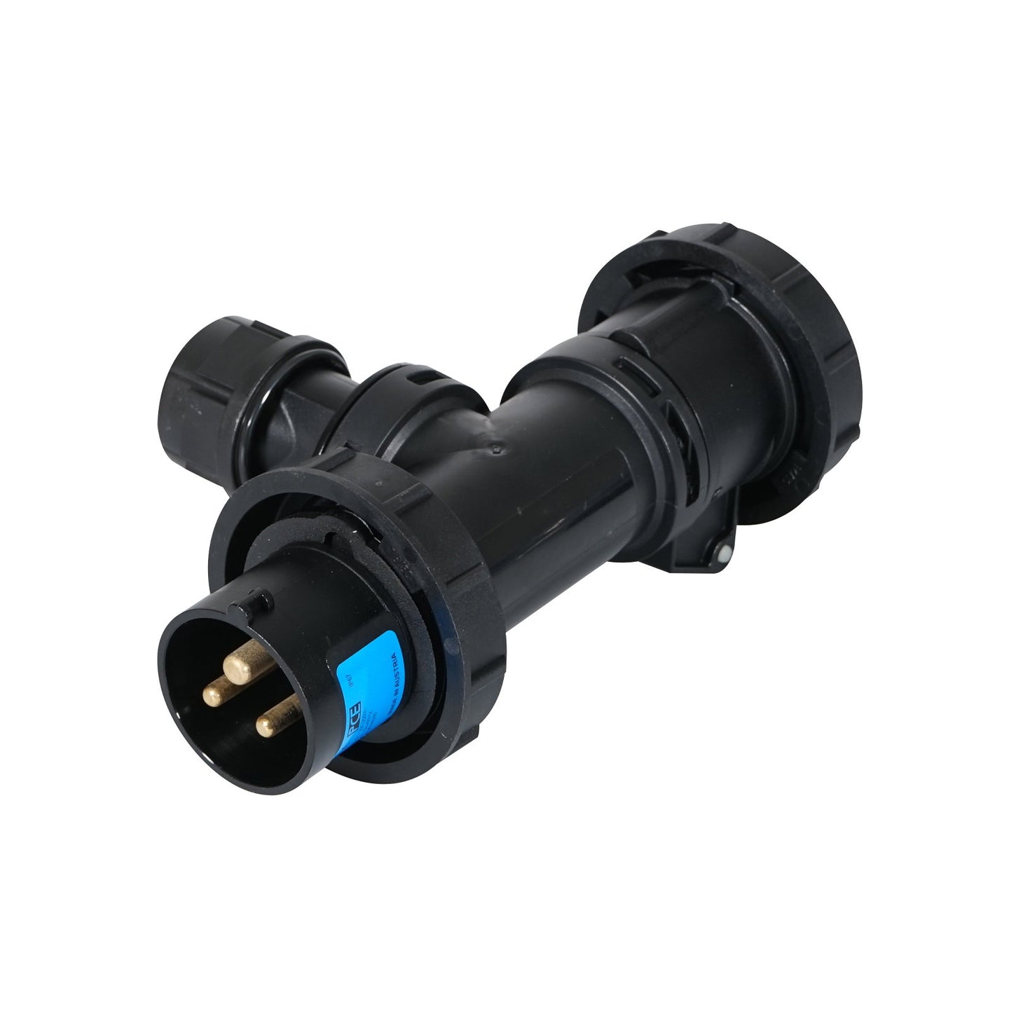 PCE 16A 230V T-Connect - IP67 Cable Entry Plug and Socket (94326000) - Back Panel and Connections