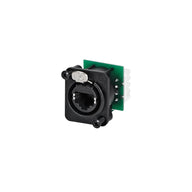 Neutrik etherCON Chassis Connector NE8FDV-YK-B - Main View